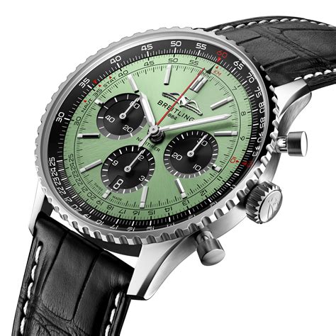 Breitling navitimer green dial